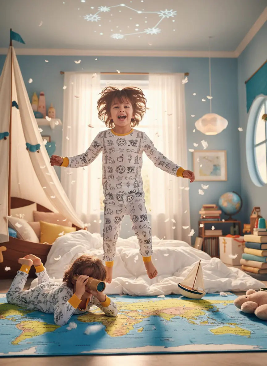 Dubai Kids Colouring Pyjama